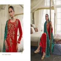 Esta Meher Wholesale Pure Silk Velvet With Fancy Cord Embroidery Work Winter Suits