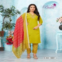 Paavis Kayal Wholesale Heavy Vertical Kurtis With Bottom And Dupatta