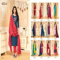 Vishnu Nayaab Wholesale Vetican Work Dress Material