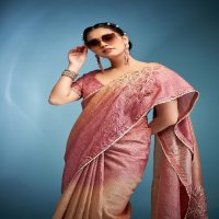 Kala Jamun Gouri Wholesale Pure Tusser With Handwork Sarees