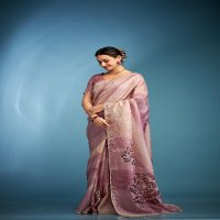 Kala Jamun Gouri Wholesale Pure Tusser With Handwork Sarees