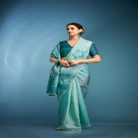 Kala Jamun Gouri Wholesale Pure Tusser With Handwork Sarees