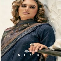 Sadhana Aloki Wholesale Viscose Pashmina With Fancy Work Winter Salwar Suits