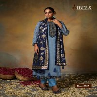 Ibiza Chitthi Wholesale Pure Morcco Silk Jacquard With Velvet Patch Salwar Suits