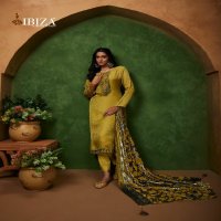 Ibiza Nemyra Wholesale Pure Mosrcco Silk With Velvet Patch Salwar Suits