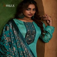 Ibiza Nemyra Wholesale Pure Mosrcco Silk With Velvet Patch Salwar Suits