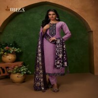 Ibiza Nemyra Wholesale Pure Mosrcco Silk With Velvet Patch Salwar Suits