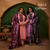 Ibiza Nemyra Wholesale Pure Mosrcco Silk With Velvet Patch Salwar Suits