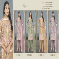 Shree Fabs S-5126 Wholesale Organza With Heavy Embroidery Pakistani Suits