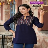 Rangmaya Juliet Wholesale Reyon Fabrics Tunics Short Tops