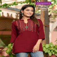 Rangmaya Juliet Wholesale Reyon Fabrics Tunics Short Tops