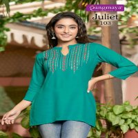 Rangmaya Juliet Wholesale Reyon Fabrics Tunics Short Tops