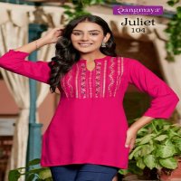 Rangmaya Juliet Wholesale Reyon Fabrics Tunics Short Tops