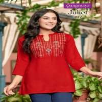 Rangmaya Juliet Wholesale Reyon Fabrics Tunics Short Tops