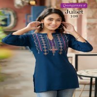 Rangmaya Juliet Wholesale Reyon Fabrics Tunics Short Tops