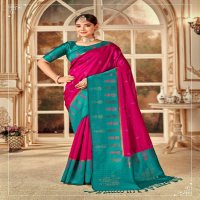 sumeru zilmil by siddharth silk mills fancy designer silk saree supplier