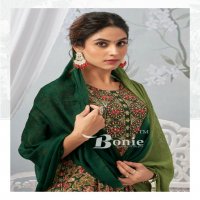 meghana vol 5 by bonie rayon print nayra cut readymade classic suit