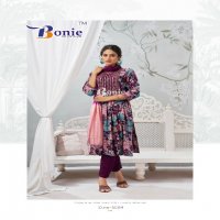 meghana vol 5 by bonie rayon print nayra cut readymade classic suit