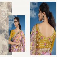 Kimora Premium Bagicha Wholesale Pure Brasso With Raw Silk With Work Designer Sarees