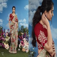 Kimora Premium Bagicha Wholesale Pure Brasso With Raw Silk With Work Designer Sarees