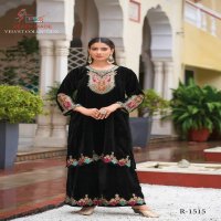 Shree Fabs R-1515 Wholesale 11000 Velvet Fabrics Indian Pakistani Suits