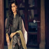 Sadhana Swara Wholesale Viscose Pashmina With Fancy Work Winter Suits