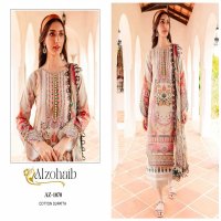 alzohaib queens court vol 3 cotton print pakistani suits