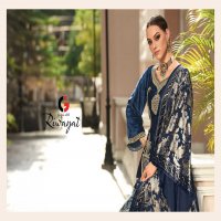 riwayat by gull jee heavy embroidery winter wear 3pcs velvet collection