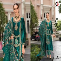 riwayat by gull jee heavy embroidery winter wear 3pcs velvet collection