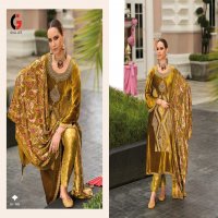 riwayat by gull jee heavy embroidery winter wear 3pcs velvet collection