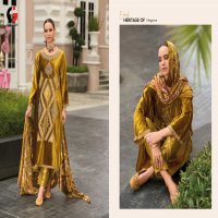 riwayat by gull jee heavy embroidery winter wear 3pcs velvet collection