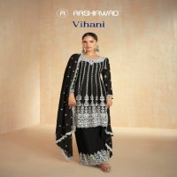 vihani by aashirwad creation chinon readymade exclusive 3pcs dress