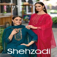 shehzadi clysi viscose handwork readymade karwa chauth 3pcs dress