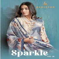 sparkle vol 1 by beriston viscose silk elegant style fancy dress material