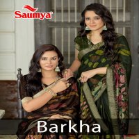 barkha by saumya chinon viscose classic best saree online