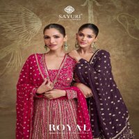 Sayuri Royal Wholesale Real Georgette Designer Gown Catalog