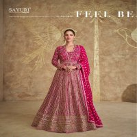 Sayuri Royal Wholesale Real Georgette Designer Gown Catalog