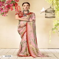 Vallabhi Shivya Wholesale Floral Print Georgette Fabrics Sarees