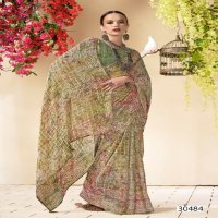 Vallabhi Reeti Vol-5 Wholesale Georgette Fabrics Ethnic Indian Sarees