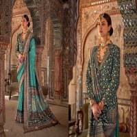 Rewaa Padmavat Vol-3 Wholesale Poly Viscose Silk With Aqua Finish Designer Sarees