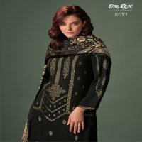 Omtex Sevi Wholesale Pure Pashmina Jacquard Winter Salwar Suits