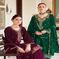 Alok Shabnam Wholesale Premium Velvet With Designer Work Winter Suits