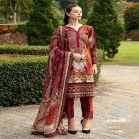 Jade Crimson Exclusive Heavy Lawn Vol-10 Wholesale Printed Dress Material