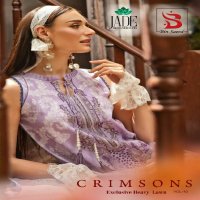 Jade Crimson Exclusive Heavy Lawn Vol-10 Wholesale Printed Dress Material