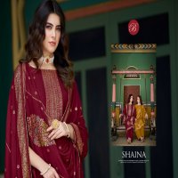 Belliza Shaina Wholesale Pure Viscose Pashmina Twill Jacquard Winter Suits