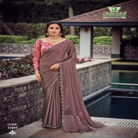 sanskar tex prints husn simmer new trendy saree wholesaler