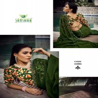 sanskar tex prints husn simmer new trendy saree wholesaler