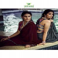 sanskar tex prints husn simmer new trendy saree wholesaler