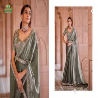 heer by sanskar tex prints 1001-1006 fancy chiffon saree with stitch blouse