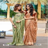 saumya divisha dull moss brasso printed saree